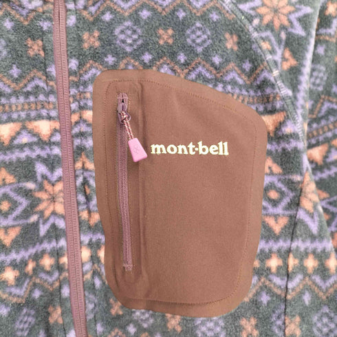 モンベル mont bell クリマプラス100 プリントジャケット レディース import:M