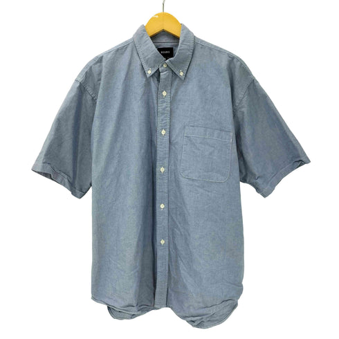 ビームス BEAMS 24SS S/S shirt easy fit button down shirt イージーフィット ボタンダウン シャツ 半袖 メンズ JPN:L