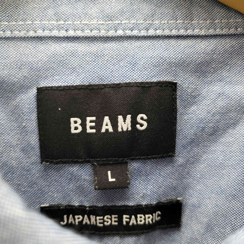 ビームス BEAMS 24SS S/S shirt easy fit button down shirt イージーフィット ボタンダウン シャツ 半袖 メンズ JPN:L