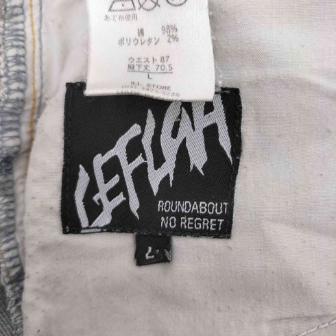 レフラー Leflah リペア バギーデニム メンズ L