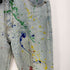 レフラー Leflah Paint Easy Baggy Jean ペイント加工 イージーバギーデニム メンズ L