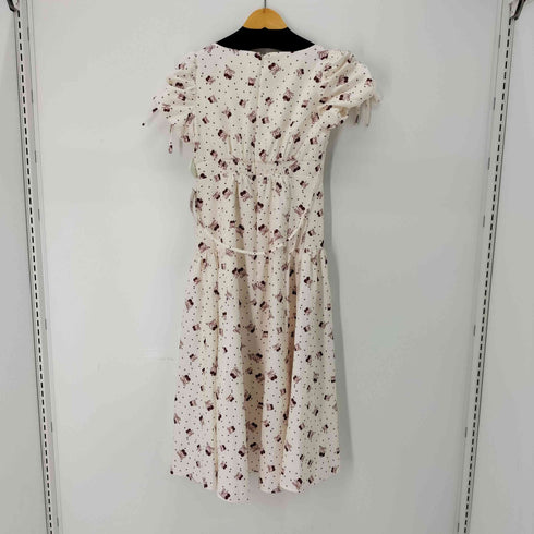 エブリン evelyn 25AW 13周年OP 総柄 パフスリーブワンピース レディース