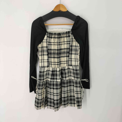 マジェスティックレゴン MAJESTIC LEGON ドッキングプリーツミニワンピ レディース import:M