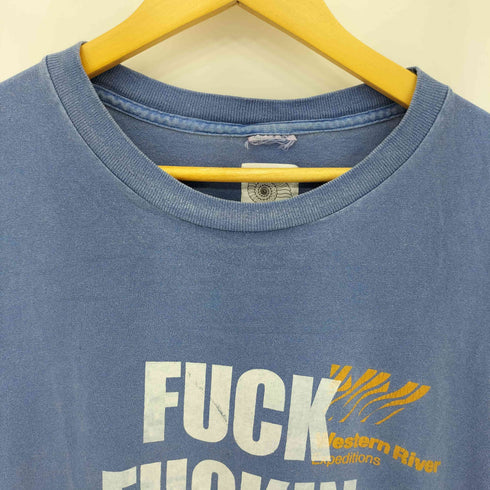 ERASMUS DARWIN FUCK FUCKIN FUTURE ペイントリメイク 半袖Tシャツ カットソー メンズ
