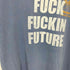 ERASMUS DARWIN FUCK FUCKIN FUTURE ペイントリメイク 半袖Tシャツ カットソー メンズ