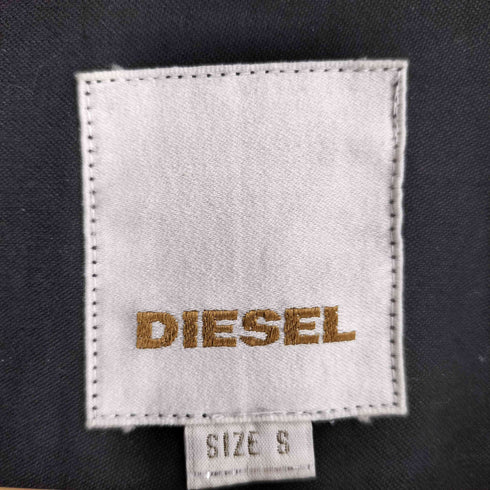 ディーゼル DIESEL 00S コットン フーデッド デザインコート Y2K レディース import:S