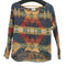 デニムアンドサプライ ラルフローレン DENIM & SUPPLY RALPH LAUREN ネイティブ柄 ボートネックニット レディース import:S
