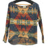 デニムアンドサプライ ラルフローレン DENIM & SUPPLY RALPH LAUREN ネイティブ柄 ボートネックニット レディース import:S