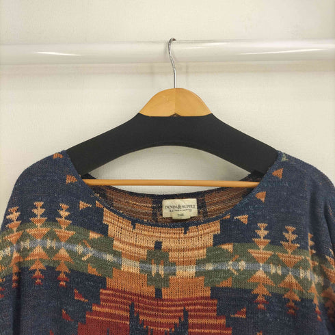 デニムアンドサプライ ラルフローレン DENIM & SUPPLY RALPH LAUREN ネイティブ柄 ボートネックニット レディース import:S