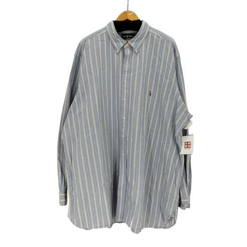 ラルフローレン RALPH LAUREN CLASSIC FIT ポニー刺繍 ストライプシャツ メンズ 3XL