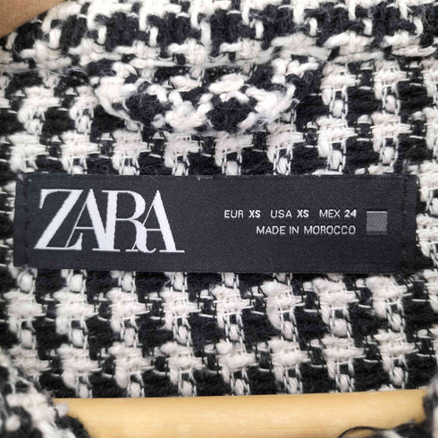ザラ ZARA ツイードジャケット レディース M