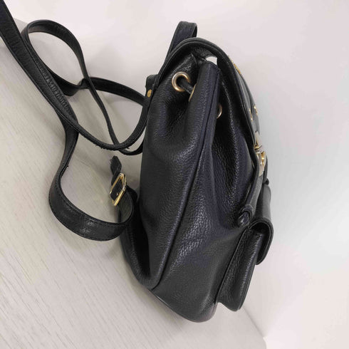 エムシーエム MCM 巾着 レザーバックパック レディース