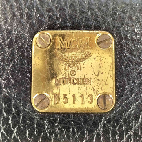 エムシーエム MCM 巾着 レザーバックパック レディース