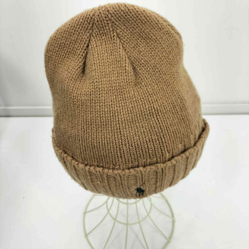 ポロラルフローレン POLO RALPH LAUREN 90S ポニー刺繍 LAMBS WOOL ラムウール リブ編み ニット帽 メンズ FREE