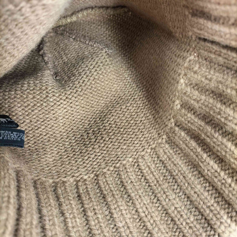 ポロラルフローレン POLO RALPH LAUREN 90S ポニー刺繍 LAMBS WOOL ラムウール リブ編み ニット帽 メンズ FREE