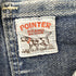 ポインター POINTER USA製 デニムペインターパンツ メンズ W38 L34