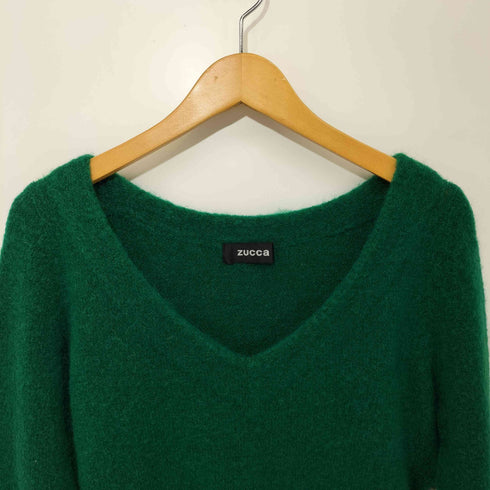 ズッカ ZUCCa Vネック モヘヤニット レディース JPN:M