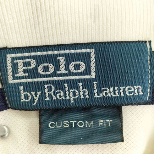 ポロバイラルフローレン Polo by RALPH LAUREN シルエット刺繍 S/S ポロシャツ メンズ M