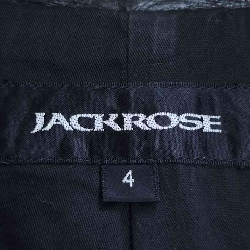 ジャックローズ JACKROSE ピッグレザー 1Bテーラードジャケット メンズ JPN:4