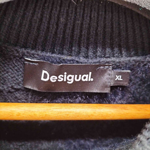 デシグアル Desigual 編み込み ニットセーター メンズ JPN:XL