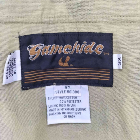 gamehide カモフラハンティングベスト メンズ 3X