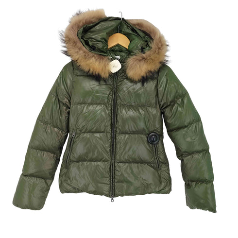 デュベティカ DUVETICA ファー付きダウンジャケット レディース 38