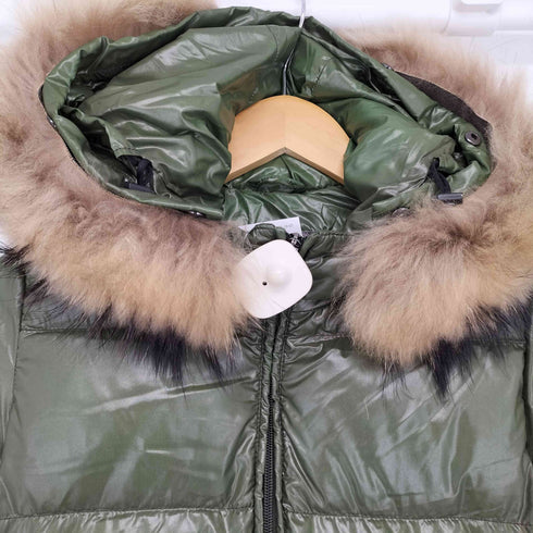 デュベティカ DUVETICA ファー付きダウンジャケット レディース 38