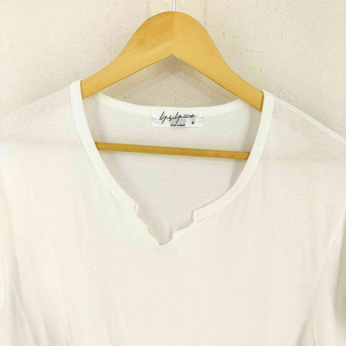 ヨウジヤマモトプールオム Yohji Yamamoto POUR HOMME デザイン Vネック Tシャツ メンズ JPN:3