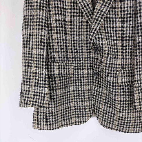 チャップスラルフローレン CHAPS RALPH LAUREN 2B チェック柄 ウールテーラードジャケット メンズ