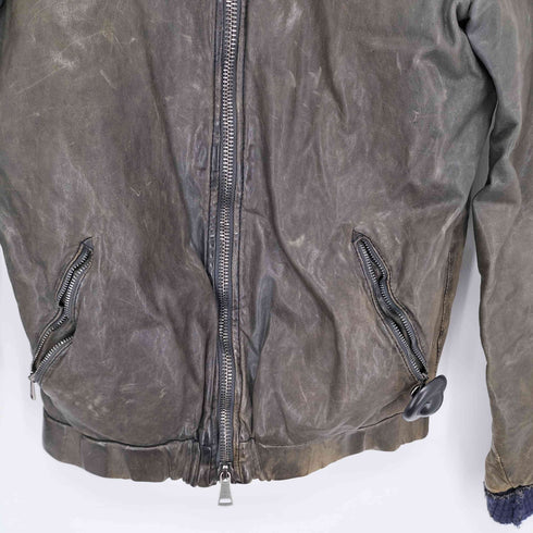 ジョルジオブラット Giorgio Brato イタリア製 ラムレザーシングルジャケット メンズ 44