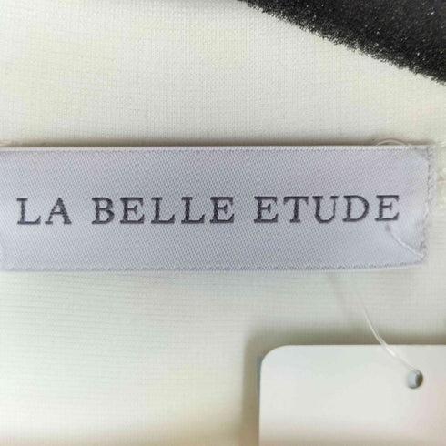 ラベルエチュード la belle Etude アシンメトリーチュールデザイン深Vカットワンピース レディース FREE
