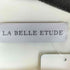 ラベルエチュード la belle Etude アシンメトリーチュールデザイン深Vカットワンピース レディース FREE