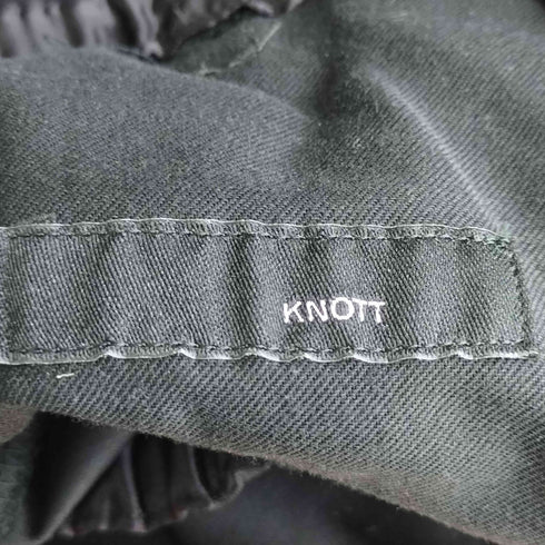 ノット KNOTT センタープリーツウールスラックス メンズ JPN:2
