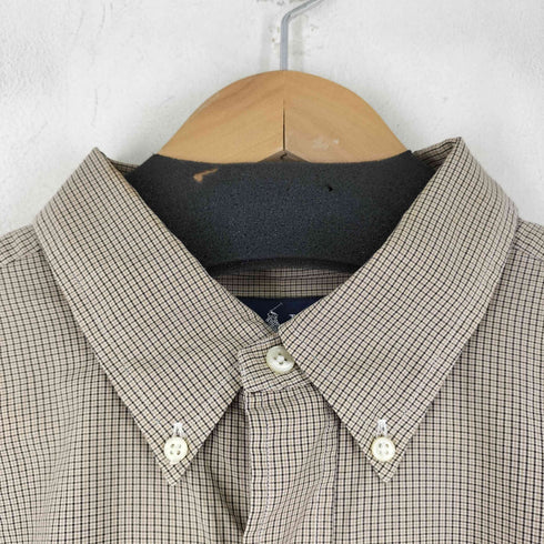 ラルフローレン RALPH LAUREN YARMOUTH スモールポニー刺繍 L/S チェックBDシャツ メンズ 17 1/2