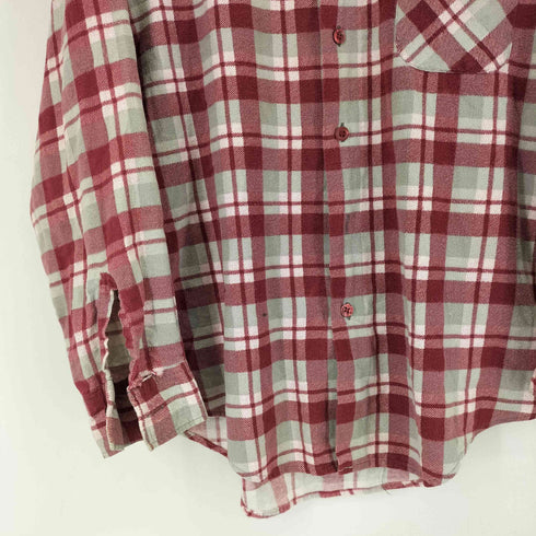 シアーズ Sears コットンフランネルシャツ メンズ M