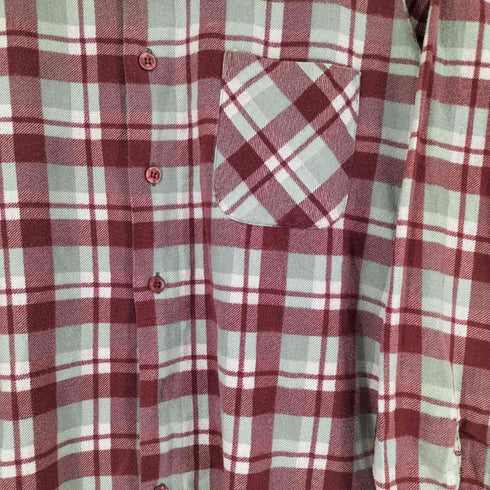シアーズ Sears コットンフランネルシャツ メンズ M