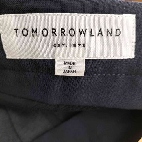 トゥモローランド TOMORROWLAND センタープリーツウールスラックス メンズ JPN:46