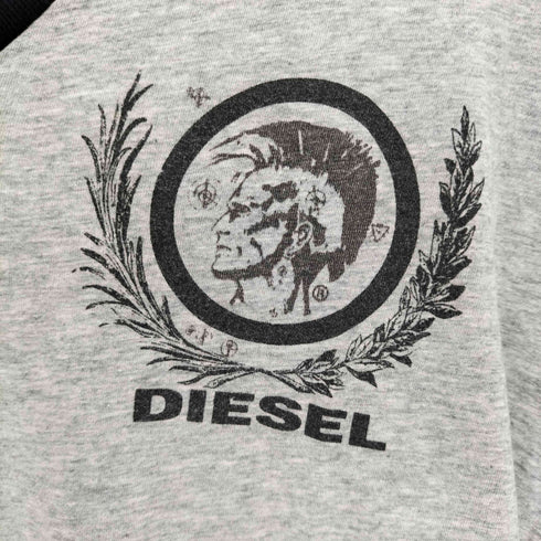 ディーゼル DIESEL 配色デザインvネックTシャツ メンズ import:M