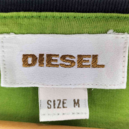 ディーゼル DIESEL 配色デザインvネックTシャツ メンズ import:M