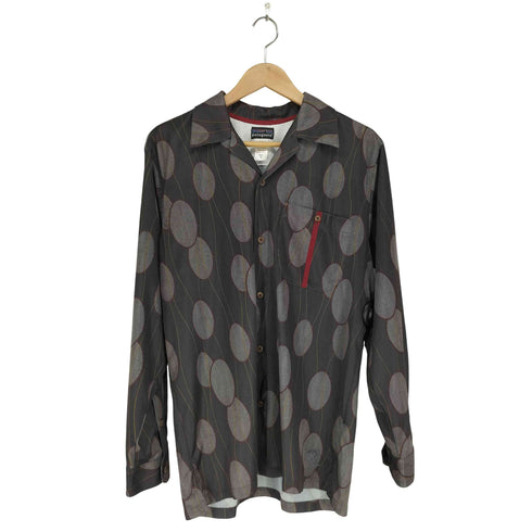 パタゴニア patagonia Rythm 総柄オープンカラーS/S シャツ メンズ M