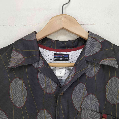 パタゴニア patagonia Rythm 総柄オープンカラーS/S シャツ メンズ M
