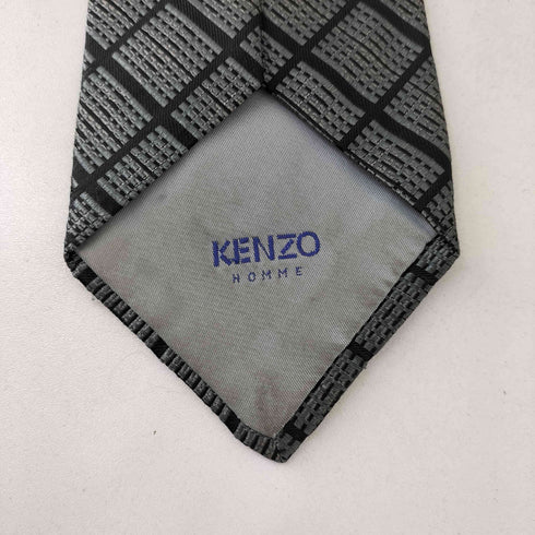 ケンゾーオム KENZO HOMME 総柄 シルクポリ ネクタイ メンズ