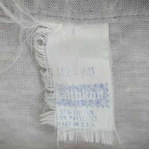 ヘルスニット Healthknit 70-80S フロントプリント S/S Tシャツ メンズ 42-44