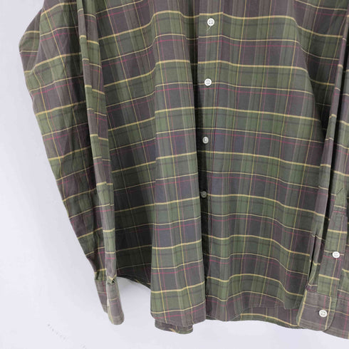 ラルフローレン RALPH LAUREN CLASSIC FIT ポニー刺繍チェック柄 L/S BDシャツ メンズ XL