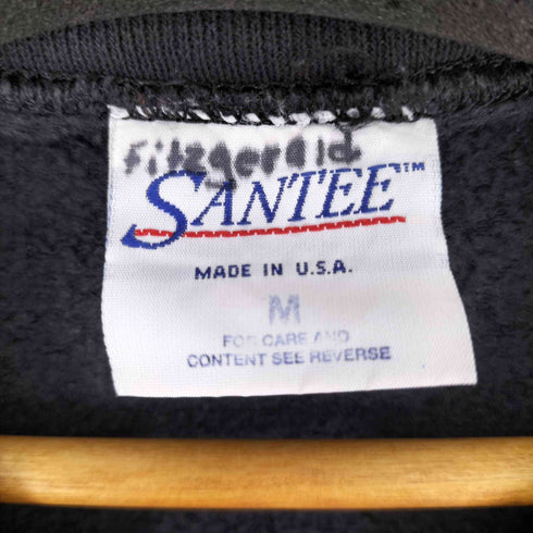 SANTEE 90S USA製 胸元刺繍クルーネックスウェット メンズ import:M
