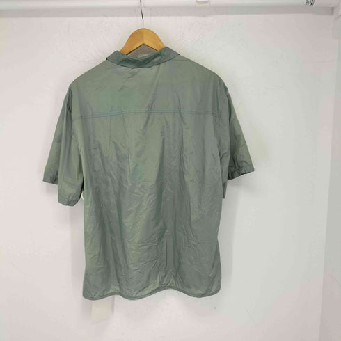AMOMENTO スプレッドカラー 半袖シャツ メンズ import:L