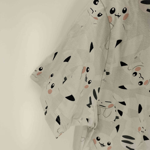 デザインティーシャツストアグラニフ Design Tshirts Store graniph キャラクター総柄 クルーネックTシャツ メンズ JPN:M