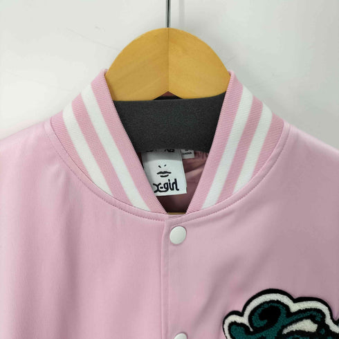 エックスガール X-girl SATIN VARSITY JACKET レディース JPN:2