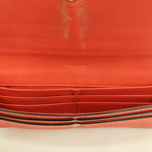 コーチ COACH エンボスド テクスチャード ソフト ウォレット レディース