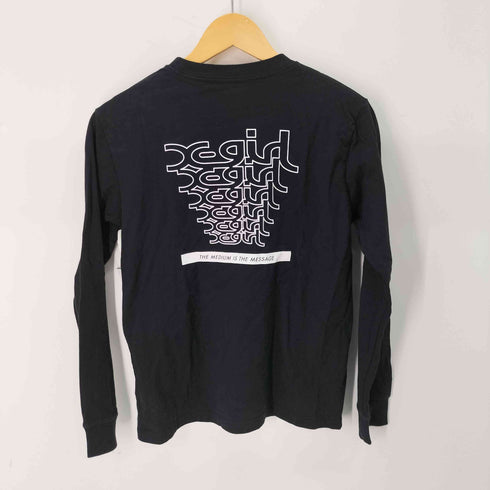 エックスガール X-girl EXPANDED MILLS LOGO L/S REGULAR TEE レディース JPN:2